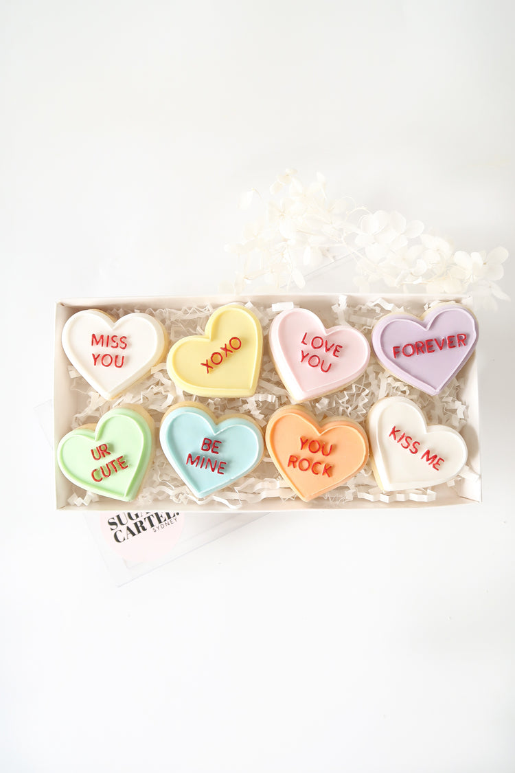 Conversation Heart Cookies (Pre-Order)