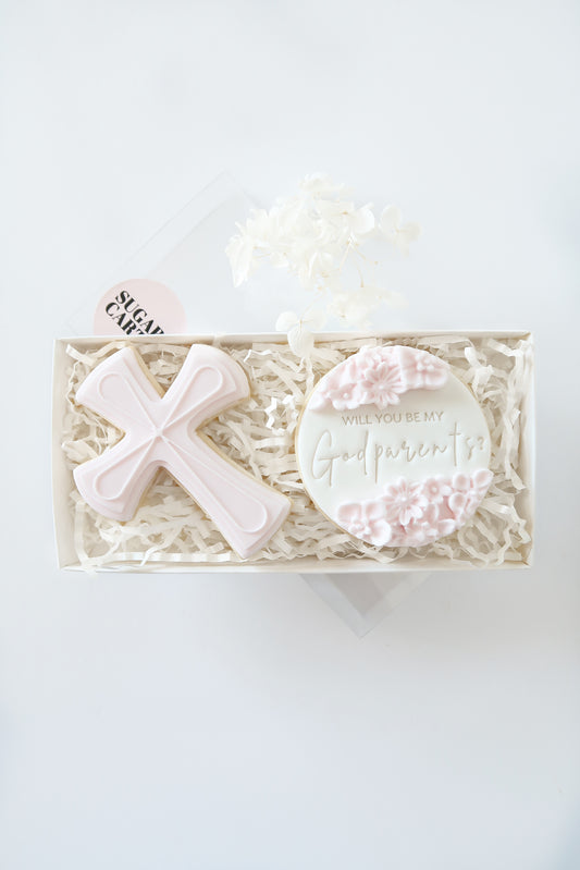 Godparent Proposal Twin Pack (Pink)