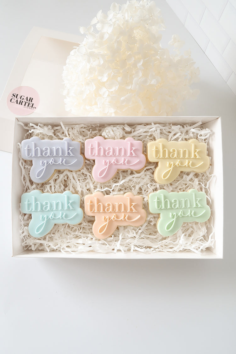 Pastel Thank You Box