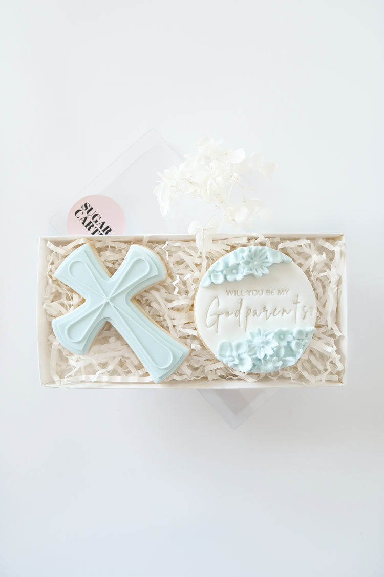 Godparent Proposal Twin Pack (Blue)